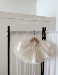 AOSTA White Double Layer Skirt