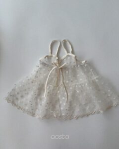 AOSTA Bow Tie Strap Tulle SKirt