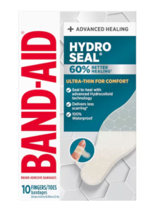 Hydro Seal Ultra-Thin Hydrocolloid Bandages, Waterproof 10x