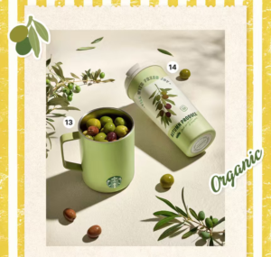 Starbucks Farmers' Market Olive Green Mug - 473 ml