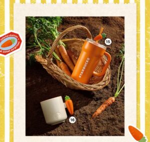 Starbucks Farmers' Market Carrot Straw Tumbler with Handle - 591 ml