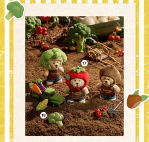 Starbucks Farmers' Market Bearista Bear Charm