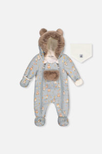 Deux par Deux – Baby One Piece Snowsuit Adapted For Car Seats