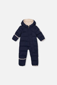 Deux par Deux – Baby Cloud One Piece Snowsuit Adapted For Car Seats