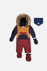 Deux par Deux – Baby One Piece Snowsuit Adapted For Car Seats