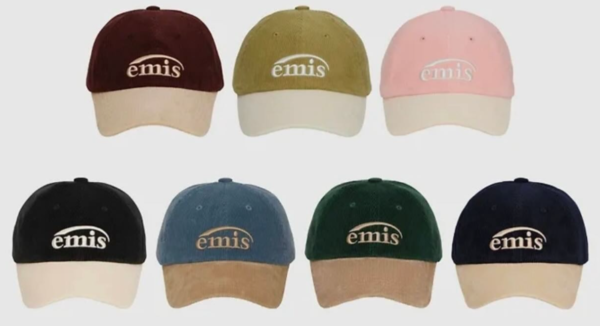 EMIS Corduroy Two-Tone Ball Cap colour options