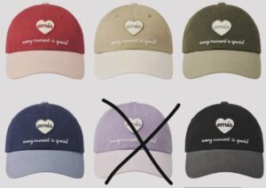 EMIS Heart Wappen Tone on Tone Ball Cap colour options